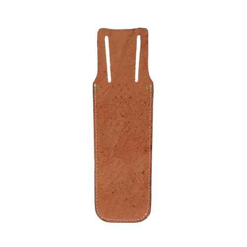 Tourbon Leather Garden Pruning Shears Folding Saw Double Holster Gardening Florist Pouch Multipurpose Tool Holder for Belt, Brown