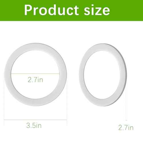 6-Pack 0297052 297052 Spray Paint Cup Gaskets for Titan CAPSpray Maxum II Gun & Maxum Elite Gun Sprayer Parts Gasket 6PCS