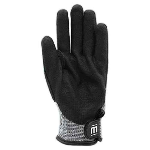 MAGID T-REX Flex Series ANSI Cut Level A9 Knit Impact Glove, 1 Pair, NitriX Palm, Size 9/L, Black & Green, TRX795