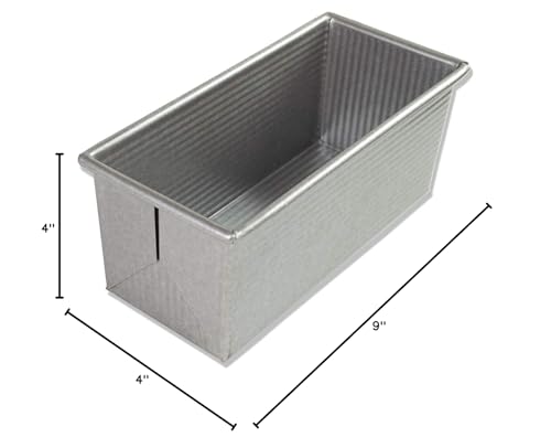 USA Pan Bakeware Pullman Loaf Pan, Small