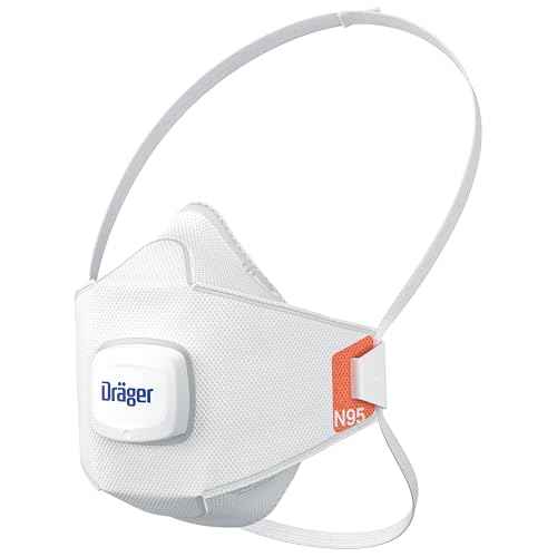 Dr?ger X-plore 1950 V N95 respirator mask with exhalation valve | NIOSH-approved respirator mask