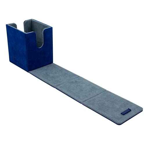 Ultra Pro - Vivid Alcove Flip Deck Box (Blue) - Protect and Store up to 100 Double Sleeves Standard Size Cards, Perfect for Sports Cards, Gaming Cards & Collectible Trading Cards