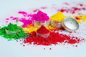 Natural Holi Color Powder, Organic Gulal Festival Colors, Multicolor, 80 Gram x 2 Packs
