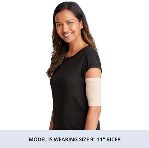 Care+Wear PICC Line Cover – Ultra-Grip PICC Line Sleeve for Upper or Lower Arm with Mesh Viewing Window, Provides Improved Comfort and Security for PICC Line Coverage