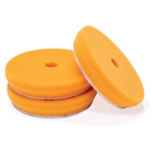 Griot's Garage 3" BOSS Correcting Foam Pads for Car Polishing, Buffing, Detailing and Light to Moderate Auto Paint Correction, Durable, Machine-Washable, Pack of 3