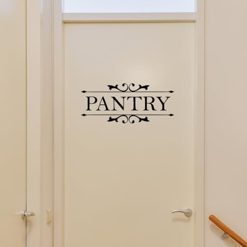 Pantry Vinyl Wall Decal Sticker Art Decal for Pantry Room Door Home Decoration