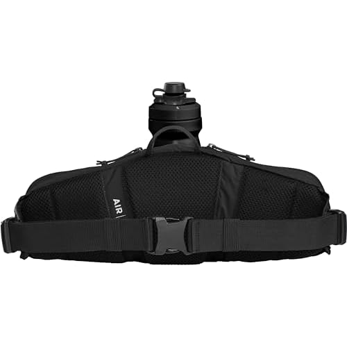 CamelBak Podium Flow 2 Waist Pack for Mountain Biking, Gravel Cycling - Contains 21 oz Podium Dirt Series Bike Bottle, Black