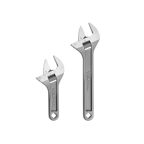 TEKTON Adjustable Wrench Set, 2-Piece (6, 9 in.) - 1-1/2 in. Jaw Capacity | WSA90000