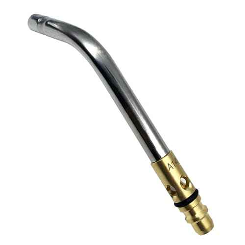 0386-0105 A-14 1/2" Torch Tips for G-4 or PLF-A5 Handles, Soft Solder 2 to 3-1/2", Silver Braze 1 to 2", Air Acetylene, Manual Lighting, Quick Connect, Removable Orifice Screw