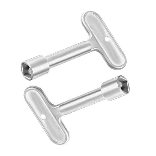 2 Pack Hydrant Key 3/8 for Zurn P1300-PART-13-KEY Water Key, Fire Hydrant Water Spigot Key for Wall Hydrant Faucets Valves and Outdoor Hose Valves, Shut Off Tool for Faucet Water Hydrant