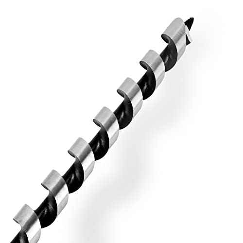 Ship Auger Drill Bit 19 x 300mm (Approximate 3/4 x 12 Inch), Wood Auger Bit with 11mm Hex Shank