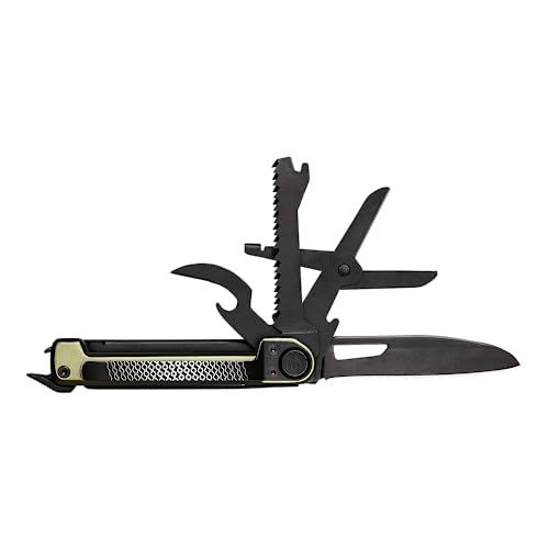 Gerber Gear Armbar Scout 7-in-1 Multi-tool - 2.5" Plain Edge Blade, Hammer, Scissor, Saw - EDC Gear and Equipment - Green