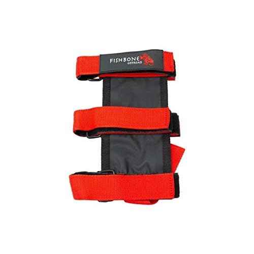Fishbone Offroad FB55155: Fire Extinguisher Holder - Red