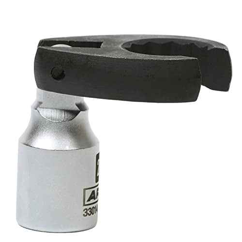 ARES 33014 ? 1/2-Inch Drive Flexible Crowfoot Wrench - 22mm (7/8-inch) 12pt Crowfoot Wrench ? 180 Degree Flex Head Offers 90-Degree Access for Hard-to-Reach Bolts ? Services Oxygen Sensors