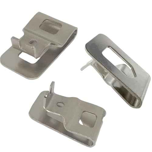 6 pcs Belt Clips for Dewalt 304 Stainless Steel Drill Tool Clips Hook Kit with Screws for Dewalt N268241 fit for 20V Power Tools DCD980 DCD985 DCD980L2 DCD985L2