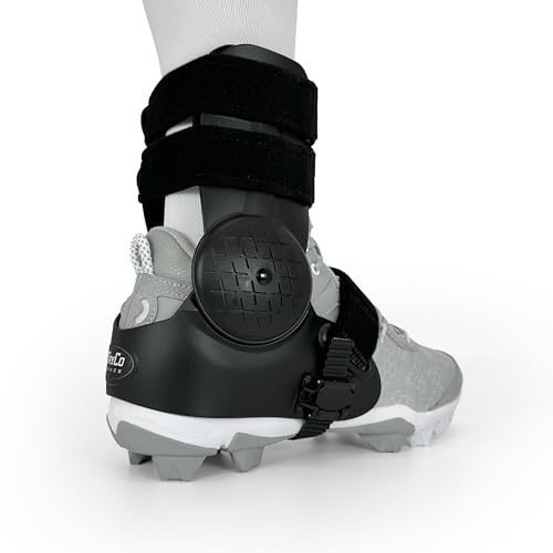 Over-the-Shoe AthleticX Ankle Support Brace for Football, Lacrosse, Hiking, Pickleball, Walking - Accelerate Return to Play & Sports, Unisex (Large, Left)