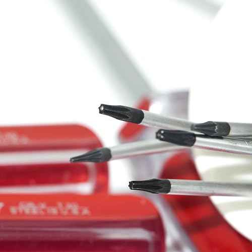 8-Piece Torx Screwdriver Set, 75 mm Magnetic Torx Driver Star Bit Screwdriver for Computer Repair, Automotive Tools and Household Appliances T4-T15