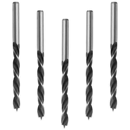 Bivethoi 5pcs 7mm Brad Point Drill Bits for Woodworking, High Carbon Steel Drilling Tool, Metric Drill Bits for Softwood Hardwood Plywood Acrylic Plastic