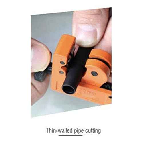 Edward Tools Harden Pro Mini Pipe Cutter 1/8¡± to 7/8¡± - Cuts Copper, Aluminum, Metal - Multi Use Tube Cutter, PVC Cutter - Cuts Arrows, Lines - Heavy Duty Steel Blade Pipe Cutter Wheel