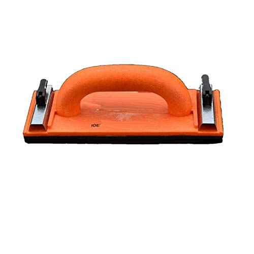 Edward Tools Hand Sander with Sandpaper Clamp - For Drywall, Wood, Floor - 9 1/4¡± x 3 1/4¡±¡¯ - Ergo Contour Handle - Uses Standard 11 1/4¡± Sandpaper