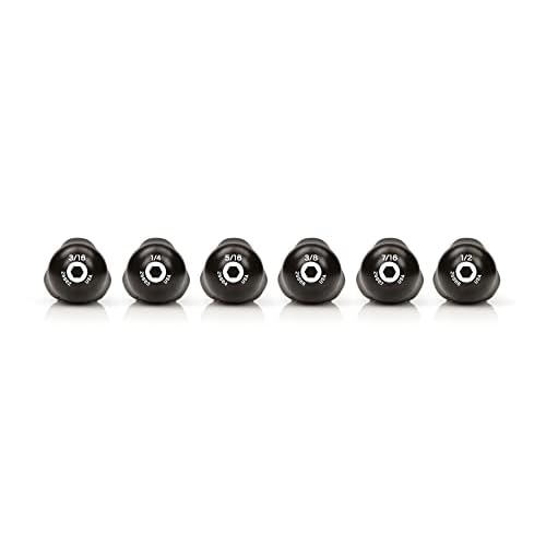 TEKTON High-Torque Black Oxide Blade Nut Driver Set, 6-Piece (3/16-1/2 in.) | DHD91101 | Made in USA