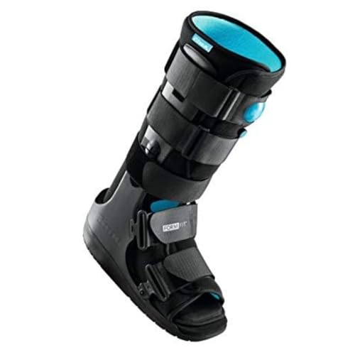 Ossur Formfit Walker Boot with Air - Medical Grade Immobilization for Strains, Sprains & Stable Fractures | Pneumatic Technology to Reduce Pain & Swelling | Breathable Material (High Top, Small)