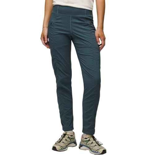 prAna Koen Pants Grey Blue LG (Women's 12-14) S