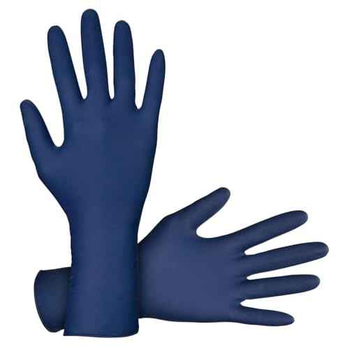 SAS Safety 6604-20 Thickster Powder-Free Latex Disposable Glove, X-Large, Pack of 50