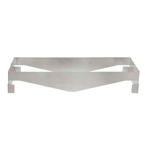 10.5" Steel Mud Pan Frame - Flexible - Rustproof - Lightweight -Metal Knife Cleaning Edges - Attaches to MUDFLEX Soft Ez Grip Silicone Drywall Mud Pan Sold Separately
