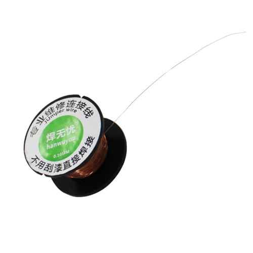 2 Piece 0.1mm Thin Insulation Copper Soldering Wire PCB Link Jump Wire for Cell Phone Laptop Motherboard Repair Tools