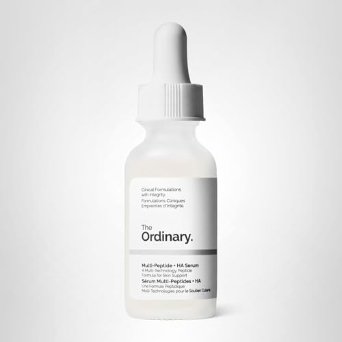 The Ordinary Multi-Peptide + Hyaluronic Acid, Anti-Aging Peptide Serum for Crow’s Feet, Elasticity & Firmness, 1 Fl Oz