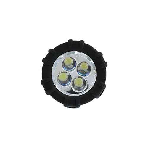 Dorcy 41-2524 2 pk Floating LED Flashlight with Carabineer Clip, 150 Lumens, Yellow