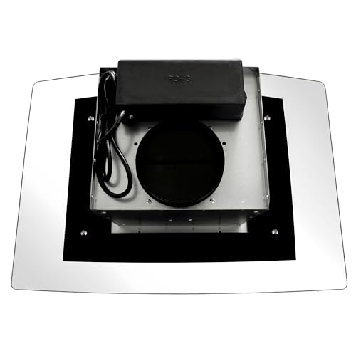 COSMO COS-668ICS750 30 in. Lumin Collection 380 CFM Ducted Island Range Hood, Soft Touch Controls, LED Lights, Stainless Steel