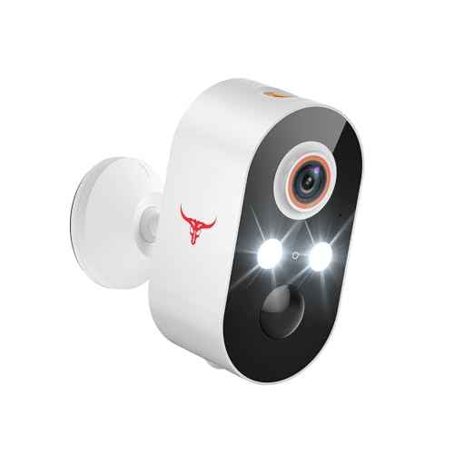 Orbitell Security Camera Wireless Wi-Fi Camera with Color Night Vision, Two Way Audio, AI Human Detection, Cloud Storage, Real-time Alert.