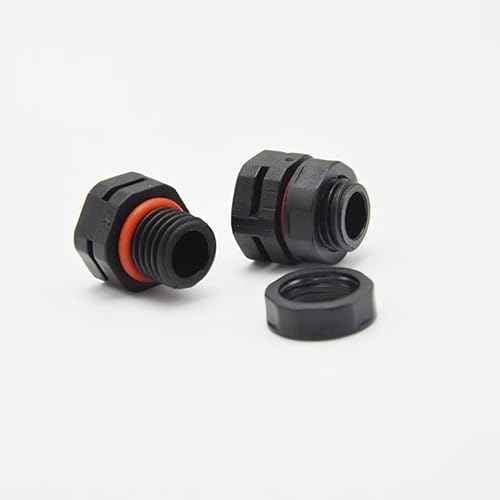 2-Pack IP68 Industrial Breather Vent - M12x1.5 Pressure Equalization Valve, Dual-Port Moisture Control for Electrical Cabinets Enclosures