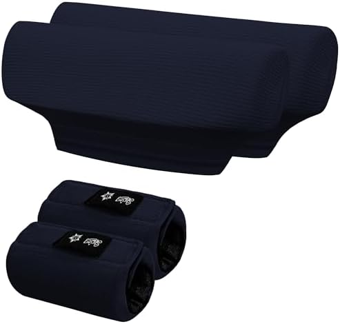 SPRING SEAON Crutches Padding Ice Silk Waffle Pattern Universal Crutch Pads for Armpits and Hand Grips Pads for Crutches Underarm Crutch Cushions Crutch Covers Pillows Crutch Accessories (Navy Blue)