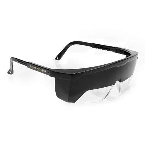 FOGGLES IFR Flight Training Glasses - Pilot Training & Simulating IMC, Sun Glare Protection, Adjustable Temples for Comfort, Blockalls, Hard Case