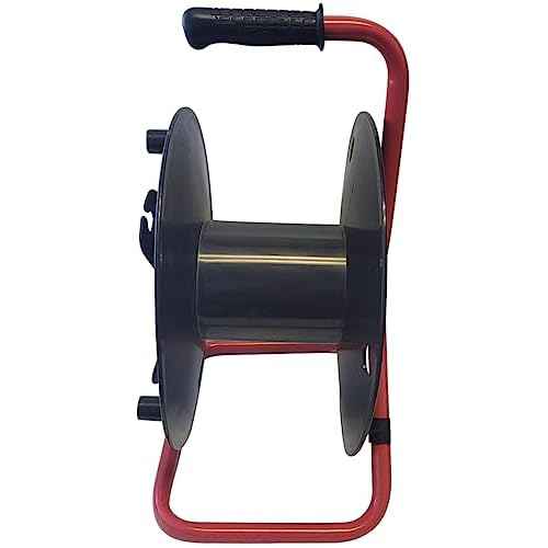 Audio2000'S ADC271C Deluxe Portable Cable Reel/Cord Reel, Capacity: 720 feet of 6mm Cable/Cord