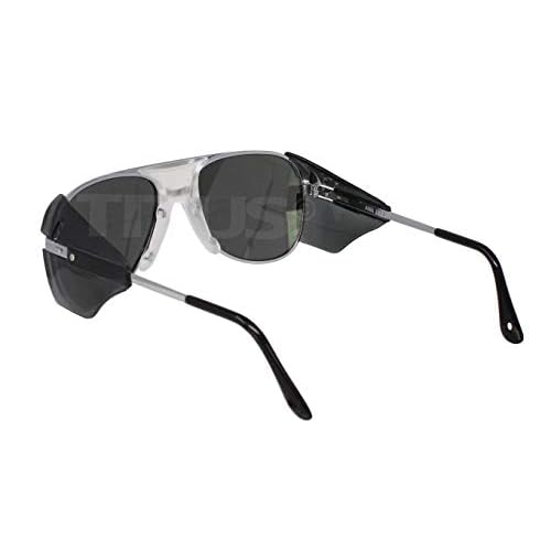 TITUS G77 Premium Metal Frame Aviator Z87+, Z87.1 Safety Glasses Side Shield Motorcycle Shooting DOT ANSI CE Approved Eyewear