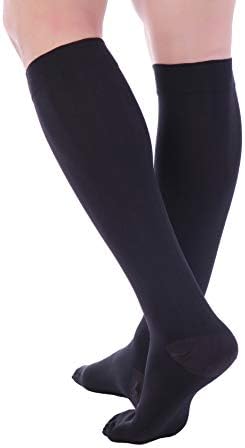 Doc Miller Closed Toe Compression Socks for Women and Men, 30-40 mmHg Medical Compression Socks