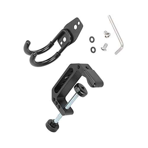 CAMVATE Heavy Duty Wall Hanging Hook for Tool Storage + Extended Super C Clamp with 1/4" & 3/8" Mounting Points - 3091