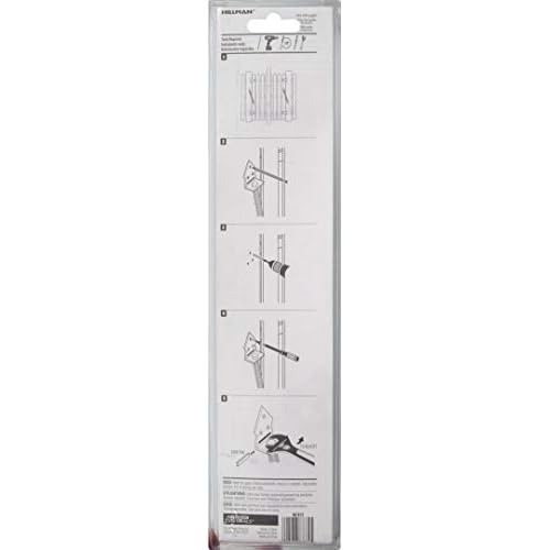 Hardware Essentials 851838 Stainless Steel Self-Closing Gate Spring, Adjustable Tension,