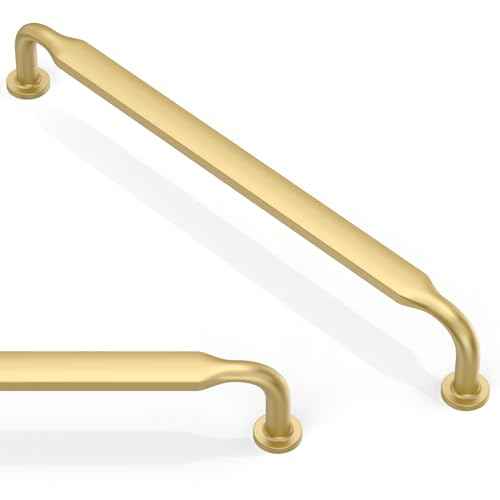 10 Pack Brushed Gold Cabinet Pulls 7.5 Inch(192mm) Kitchen Cabinet Handles Solid Zinc Alloy Cabinet Hardware Drawer Pulls