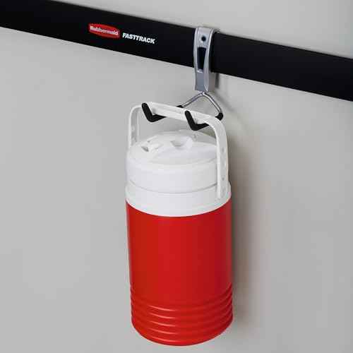 Rubbermaid 1784456 Wall Mounted Rope, Hose Garage Storage Utility Hook (2 Pack)