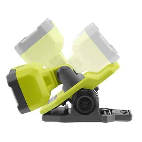 RYOBI USB Lithium Magnetic Clamp Light Kit with 2.0 Ah Battery and Charging Cable