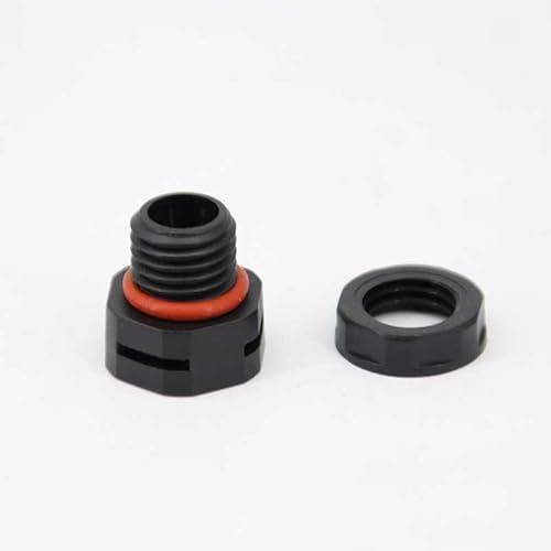 2-Pack IP68 Industrial Breather Vent - M12x1.5 Pressure Equalization Valve, Dual-Port Moisture Control for Electrical Cabinets Enclosures
