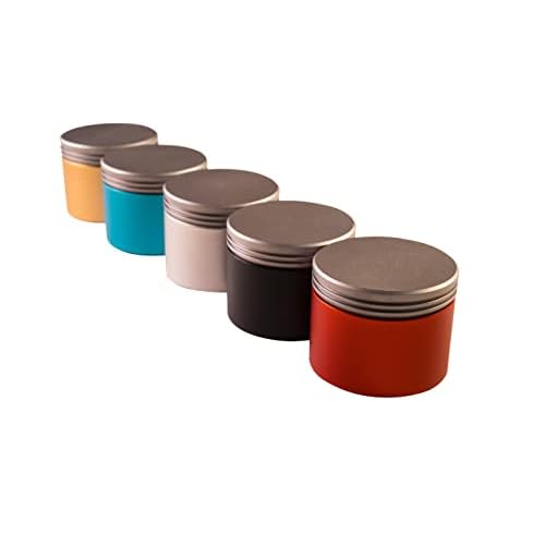 Min-E-Vault Storage Container - Aluminum - EDC Storage - Tools - Herbs - Medications - Vitamins - Rings - Small Valuables (Black)