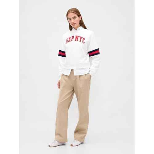 GAP womens Logo Fleece Pullover