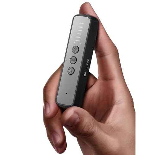 Calpol Hidden Camera Detector - AI-Powered Anti-Spy Device, GPS Tracker & Bug Detector, Portable RF Signal Scanner for Hotels, Travel, Home & Office with LED (Black)
