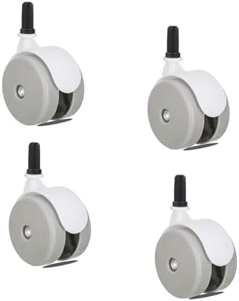 Baby Walker Wheels Replacement, Set of 4, Baby Walker Accessories, Plastic Wheels Casters, 10mm (Grey)